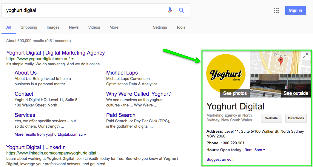 Resultado de imagen para google my business