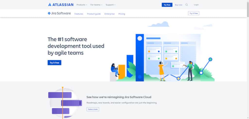 Jira Homepage