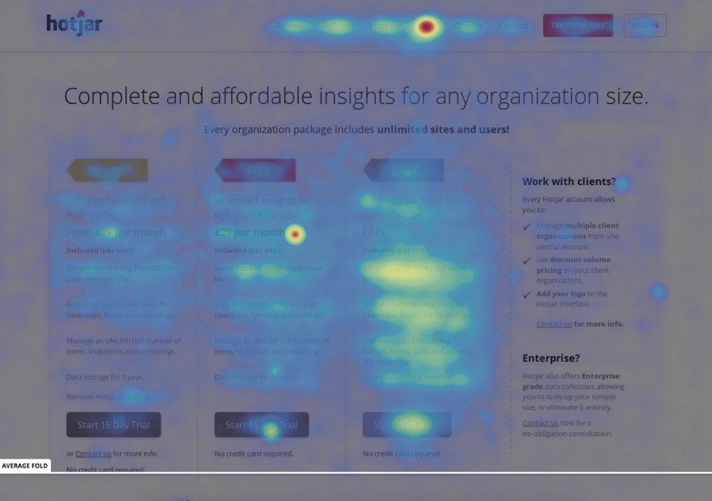 Mouseflow example