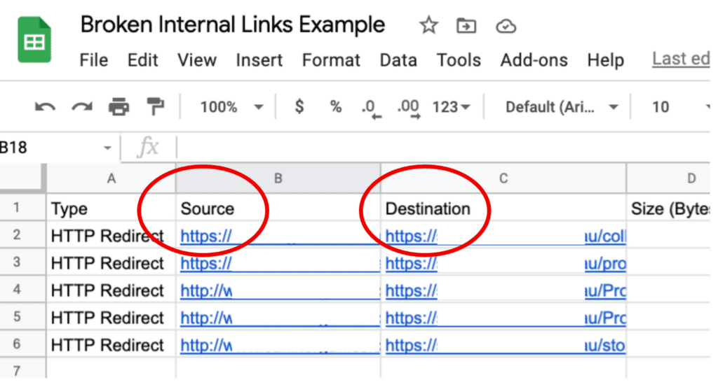 Append the bulk export file to a spreadsheet