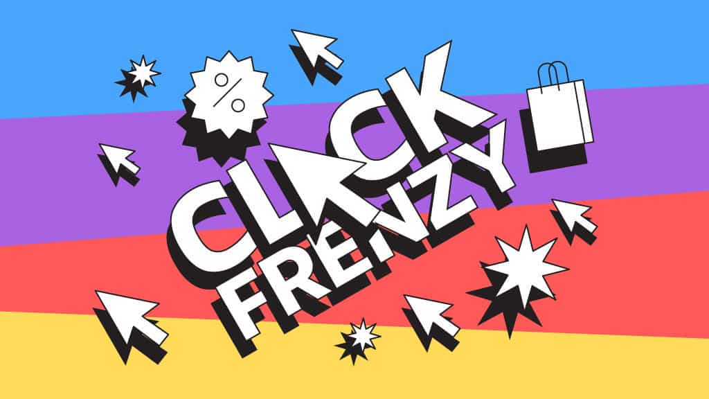 Click Frenzy case study hero background