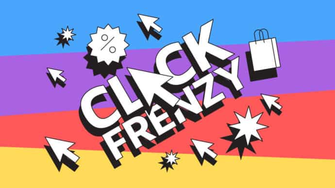 Click Frenzy case study card image